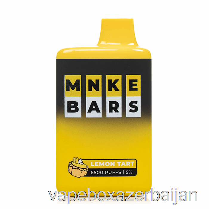 E-Juice Vape MNKE BARS 6500 Disposable Lemon Tart